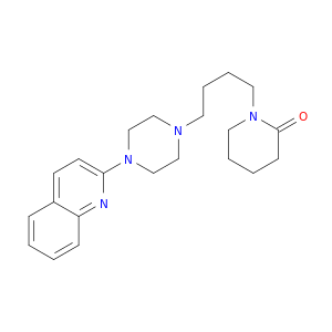 2-Piperidinone, 1-[4-[4-(2-quinolinyl)-1-piperazinyl]butyl]-