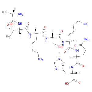 L-Histidine, L-alanyl-L-threonyl-L-lysyl-L-seryl-L-lysyl-L-glutaminyl-