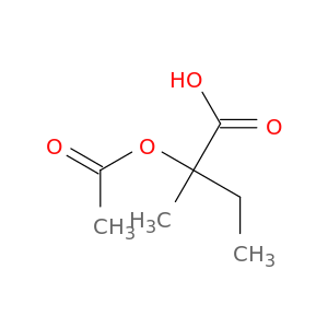 Butanoic acid, 2-(acetyloxy)-2-methyl-