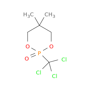 1,3,2-Dioxaphosphorinane, 5,5-dimethyl-2-(trichloromethyl)-, 2-oxide