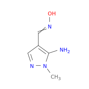 1H-Pyrazole-4-carboxaldehyde, 5-amino-1-methyl-, oxime