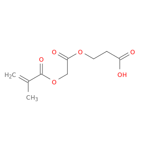 2-Propenoic acid, 2-methyl-, 2-(2-carboxyethoxy)-2-oxoethyl ester