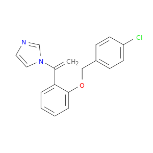 1H-Imidazole, 1-[1-[2-[(4-chlorophenyl)methoxy]phenyl]ethenyl]-