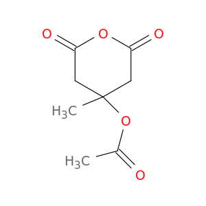 2H-Pyran-2,6(3H)-dione, 4-(acetyloxy)dihydro-4-methyl-