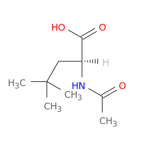 (S)-2-乙酰氨基-4,4-二甲基戊酸