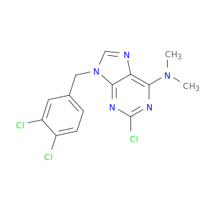 9H-Purin-6-amine,2-chloro-9-[(3,4-dichlorophenyl)methyl]-N,N-dimethyl-