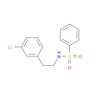 Benzenesulfonamide, N-[2-(3-chlorophenyl)ethyl]-