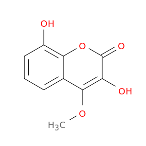 2H-1-Benzopyran-2-one,3,8-dihydroxy-4-methoxy-