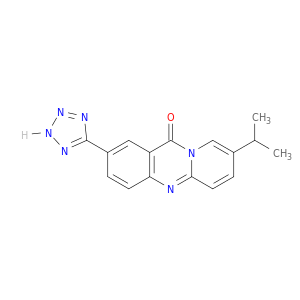 11H-Pyrido[2,1-b]quinazolin-11-one,8-(1-methylethyl)-2-(2H-tetrazol-5-yl)-