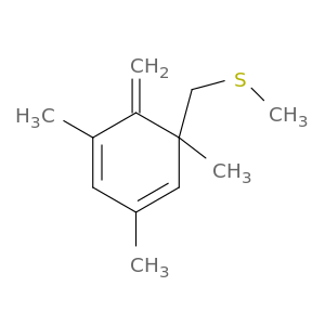 1,3-Cyclohexadiene, 1,3,5-trimethyl-6-methylene-5-[(methylthio)methyl]-