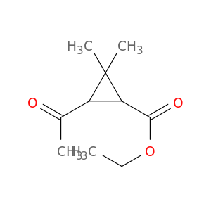 Cyclopropanecarboxylic acid, 3-acetyl-2,2-dimethyl-, ethyl ester