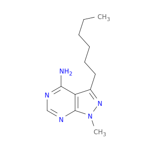 n-hexyl-1-methyl-1h-pyrazolo[3,4-d]pyrimidin-4-amine