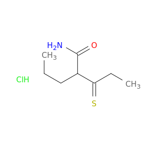 Pentanamide, 2-propyl-3-thioxo-, hydrochloride