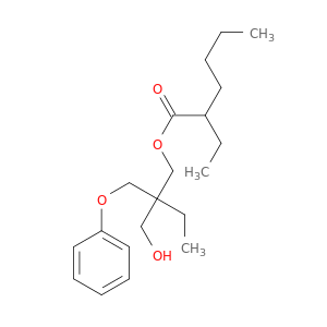 Hexanoic acid, 2-ethyl-, 2-(hydroxymethyl)-2-(phenoxymethyl)butyl ester