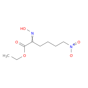 Hexanoic acid, 2-(hydroxyimino)-6-nitro-, ethyl ester