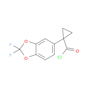 1-(2,2-二氟-1,3-苯并二氧化氧氧硅-5-基)环丙烷羰基氯
