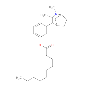 Decanoic acid, 3-(2,3-dimethyl-2-azabicyclo[3.2.1]oct-4-yl)phenyl ester