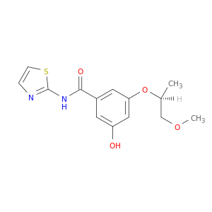 Benzamide, 3-hydroxy-5-[(1S)-2-methoxy-1-methylethoxy]-N-2-thiazolyl-