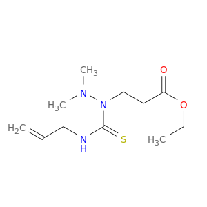 ETHYL 3-(DIMETHYLAMINO-(PROP-2-ENYLTHIOCARBAMOYL)AMINO)PROPANOATE