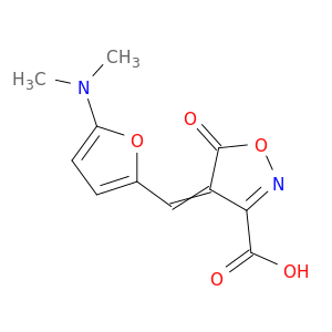 3-Isoxazolecarboxylicacid, 4-[[5-(dimethylamino)-2-furanyl]methylene]-4,5-dihydro-5-oxo-