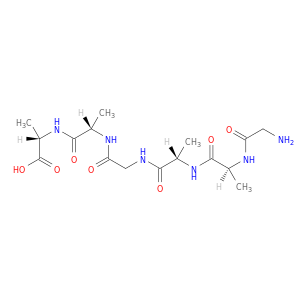 L-Alanine, N-[N-[N-[N-(N-glycyl-L-alanyl)-L-alanyl]glycyl]-L-alanyl]-