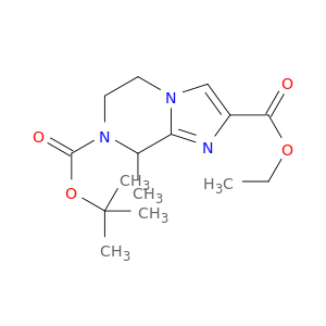 7-Tert-Butyl 2-Ethyl 8-Methyl-5,6-Dihydroimidazo[1,2-A]Pyrazine-2,7(8H)-Dicarboxylate