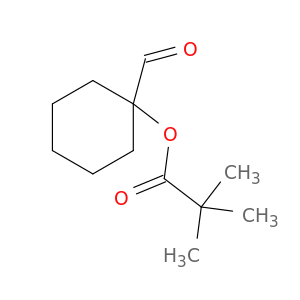 Propanoic acid, 2,2-dimethyl-, 1-formylcyclohexyl ester