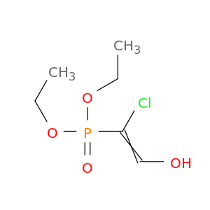 Phosphonic acid, (1-chloro-2-hydroxyethenyl)-, diethyl ester
