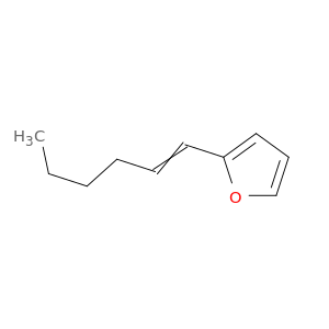 Furan, hexenyl-
