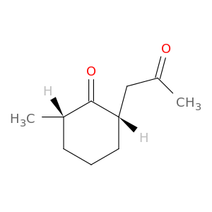 Cyclohexanone, 2-methyl-6-(2-oxopropyl)-, cis-