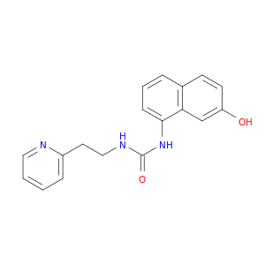 Urea, N-(7-hydroxy-1-naphthalenyl)-N'-[2-(2-pyridinyl)ethyl]-