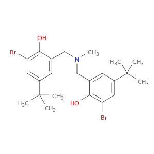 Phenol,2,2'-[(methylimino)bis(methylene)]bis[6-bromo-4-(1,1-dimethylethyl)- (9CI)