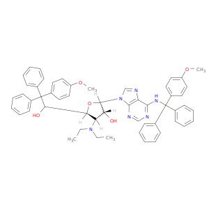 3'-(N,N-DIETHYLAMINO)-5',N6-BIS(4-METHOXYTRITYL)-3'-DEOXYADENOSINE