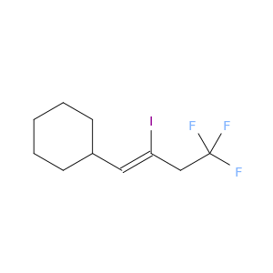 Cyclohexane, [(1Z)-4,4,4-trifluoro-2-iodo-1-butenyl]-