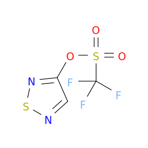 Methanesulfonic acid, trifluoro-, 1,2,5-thiadiazol-3-yl ester