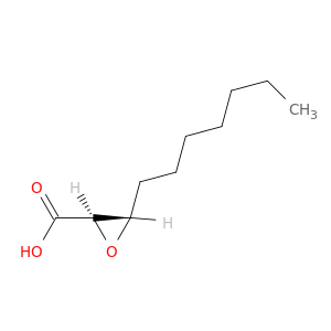 Oxiranecarboxylic acid, 3-heptyl-, trans-