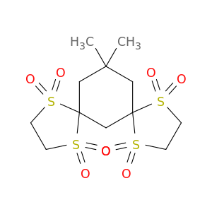 13,13-dimethyl-1,4,8,11-tetrathiadispiro[4.1.4.3]tetradecane 1,1,4,4,8,8,11,11-octaoxide