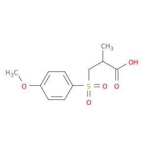 3-(4-Methoxybenzenesulfonyl)-2-methylpropanoic Acid