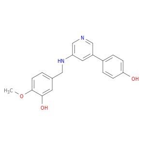 Phenol, 5-[[[5-(4-hydroxyphenyl)-3-pyridinyl]amino]methyl]-2-methoxy-