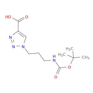 1-{3-[(tert-Butoxycarbonyl)amino]propyl}-1H-1,2,3-triazole-4-carboxylic acid