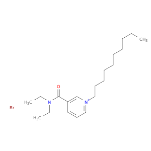 Pyridinium, 1-decyl-3-[(diethylamino)carbonyl]-, bromide