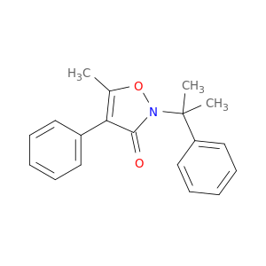 3(2H)-Isoxazolone, 5-methyl-2-(1-methyl-1-phenylethyl)-4-phenyl-