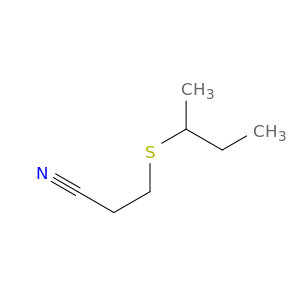 Propanenitrile, 3-[(1-methylpropyl)thio]-