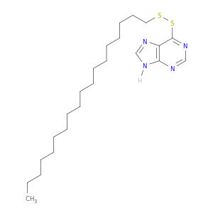 9H-Purine,6-(octadecyldithio)-