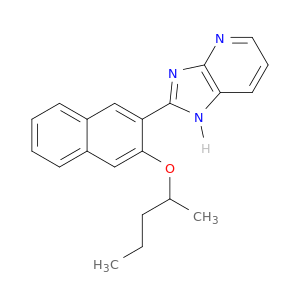 1H-Imidazo[4,5-b]pyridine, 2-[3-(1-methylbutoxy)-2-naphthalenyl]-