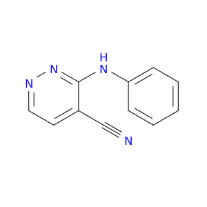 4-Pyridazinecarbonitrile, 3-(phenylamino)-