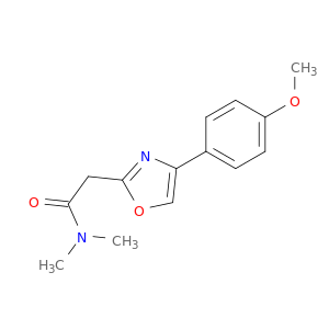 2-Oxazoleacetamide, 4-(4-methoxyphenyl)-N,N-dimethyl-