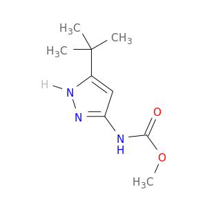 Carbamic acid, [5-(1,1-dimethylethyl)-1H-pyrazol-3-yl]-, methyl ester
