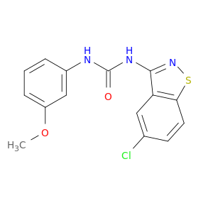 Urea,N-(5-chloro-1,2-benzisothiazol-3-yl)-N'-(3-methoxyphenyl)-