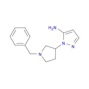 1-(1-苯甲基吡咯烷-3-基)-1H-吡唑-5-胺
